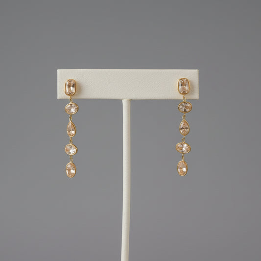 CZ DROP EARRINGS