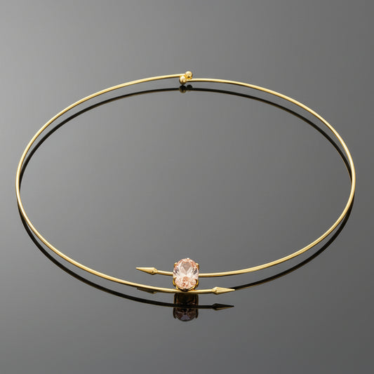 CZ GOLD DIPPED CHOKER