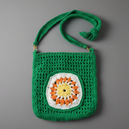 HANDMADE GRANNY SQUARE BAG