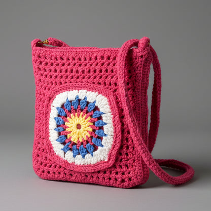HANDMADE GRANNY SQUARE BAG