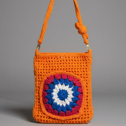 HANDMADE GRANNY SQUARE BAG