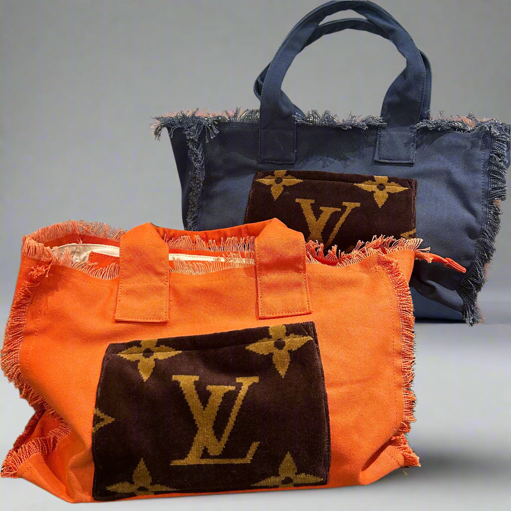 FRINGE LV POCKET TOTE-AUTHENTIC