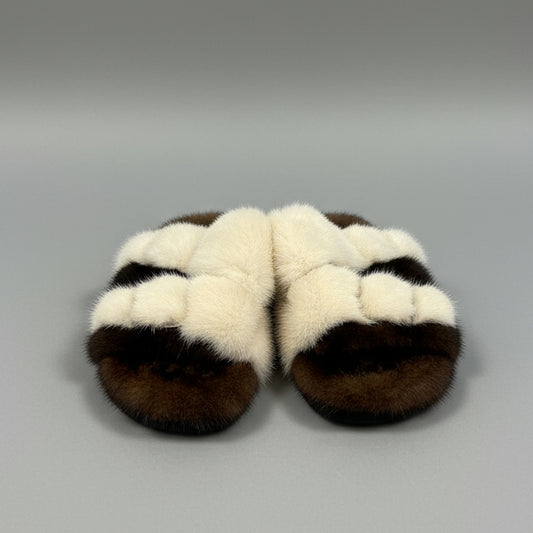 2-TONE FUR SLIDES
