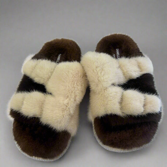 2-TONE FUR SLIDES