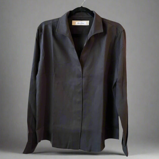 BLACK TENCEL SHIRT