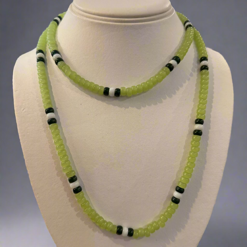 PERIDOT BEADED NECKLACE
