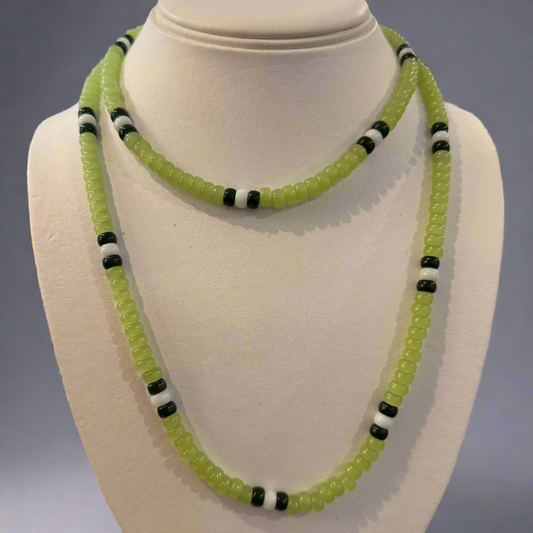 PERIDOT BEADED NECKLACE