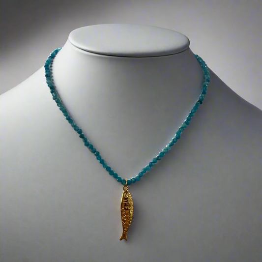 BEADED TURQUOISE CHOKER