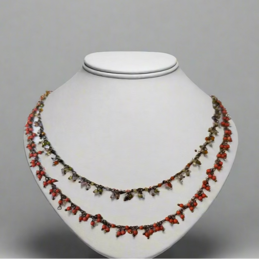 DAINTY CORAL NECKLACE