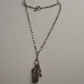 DOG TAG CHARM NECKLACE