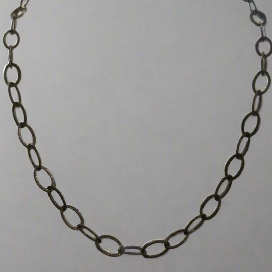 GUNMETAL PAVE CHAIN