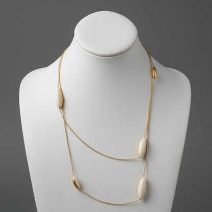 VERMEIL TUBE NECKLACE