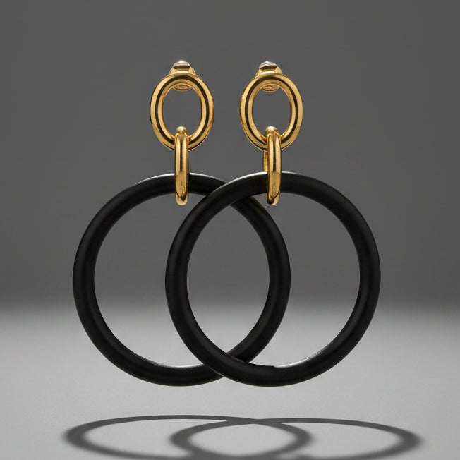 VERMEIL WOOD HOOP