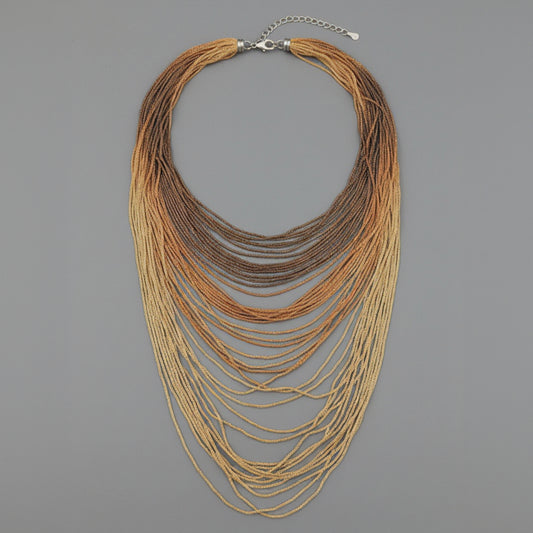 MULTISTRAND COPPER NECKLACE