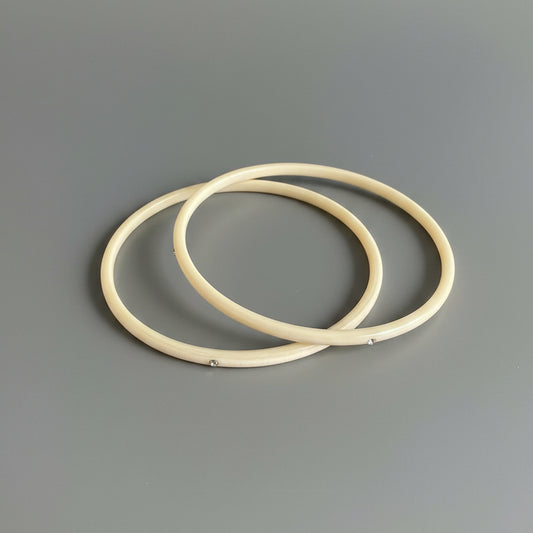 HORN SWAROVSKI BANGLE SET OF 2