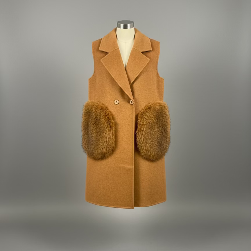 FUR POCKET VEST