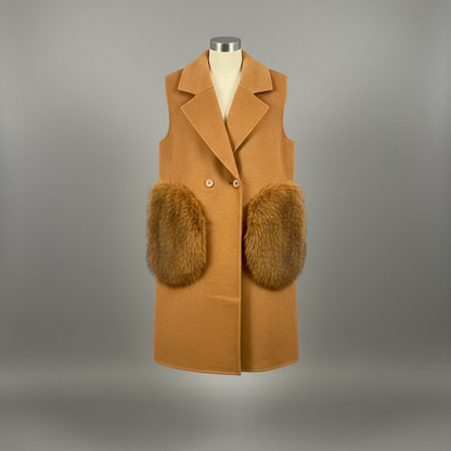 FUR POCKET VEST