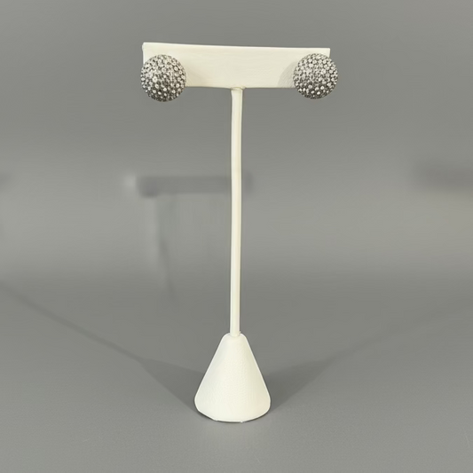 LARGE PAVE EARRINGS