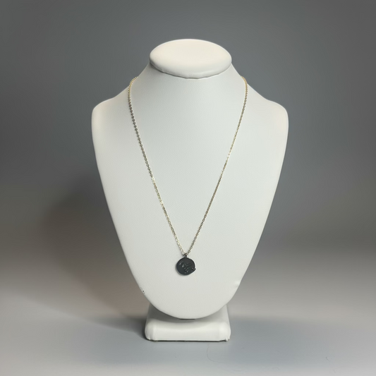 KISSY FACE DIAMOND HEART NECKLACE