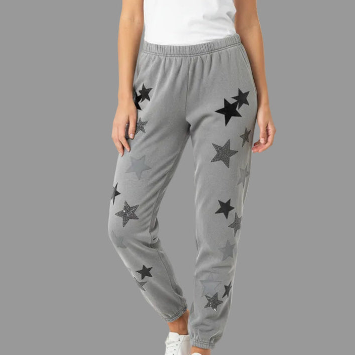 NIKA BLACK CRYSTAL STARS PANT