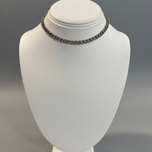 GOLD PLATED CHAIN W/STONES