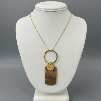 TREE OF LIFE DOG TAG NECKLACE