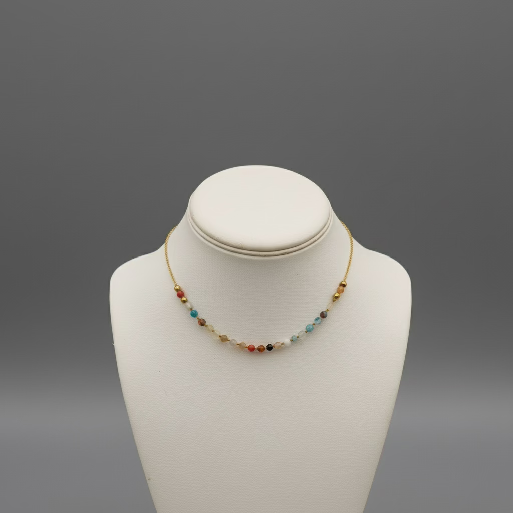 MULTI COLOR TOURMALINE NECKLACE