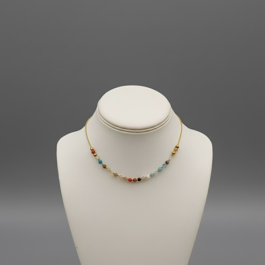 MULTI COLOR TOURMALINE NECKLACE