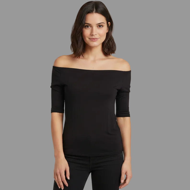 CARLETON OFF SHOULDER TOP
