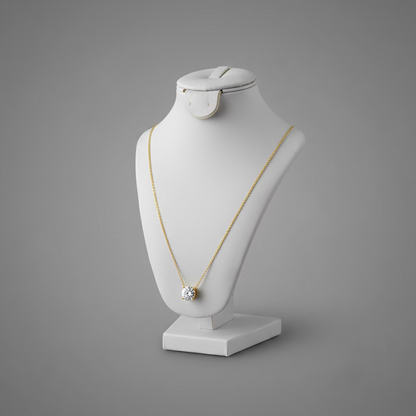 MOISSANITE 3 CT NECKLACE