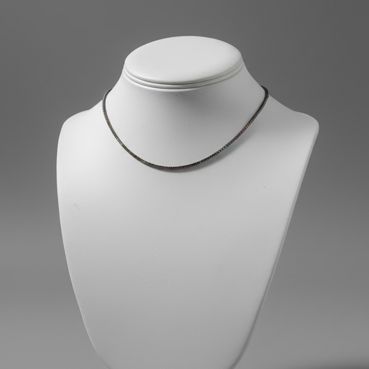 MULTI COLOR CZ NECKLACE