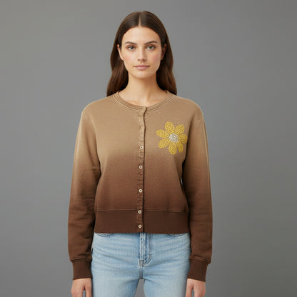 BUTTERFLY DAISY SWEATSHIRT
