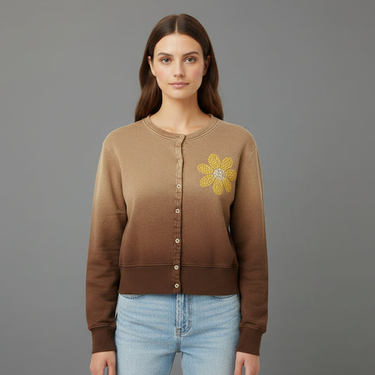 BUTTERFLY DAISY SWEATSHIRT