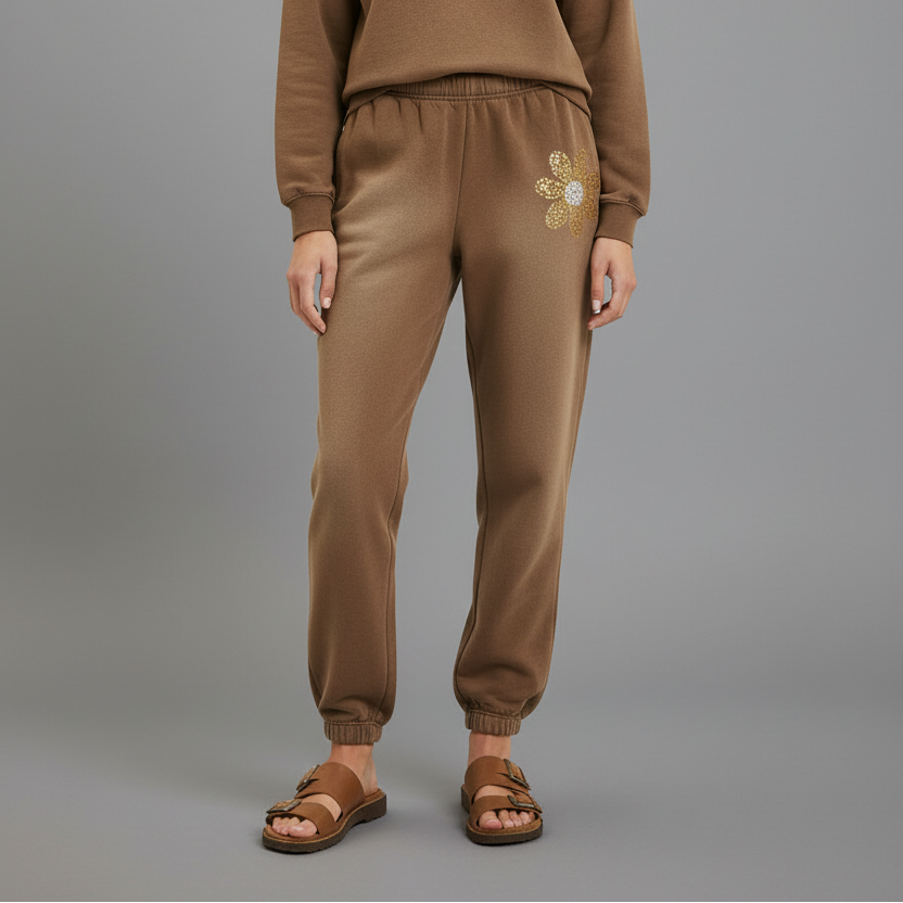 TANZY BUTTERFLY DAISY SWEATPANTS