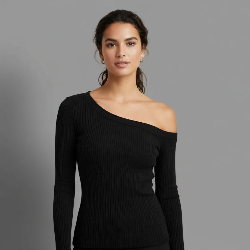 TAVIS LS ONE SHOULDER TOP