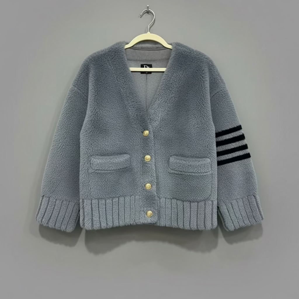 SHEARLING VARSITY JACKET