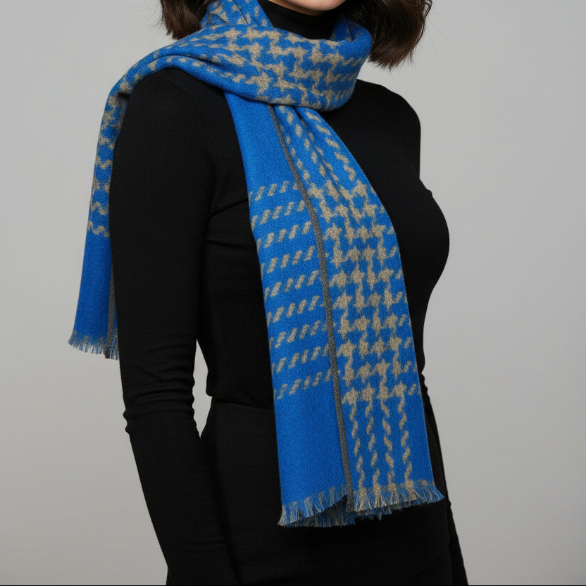 TWEED CHECK SCARF