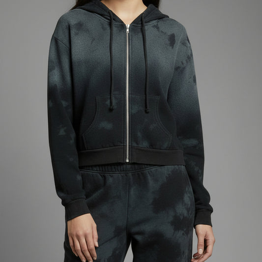 MABEL CROP ZIP HOODIE