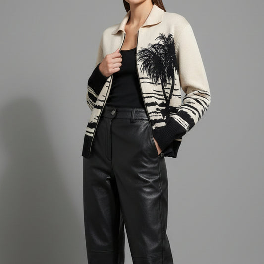 PALM ZIP JACKET
