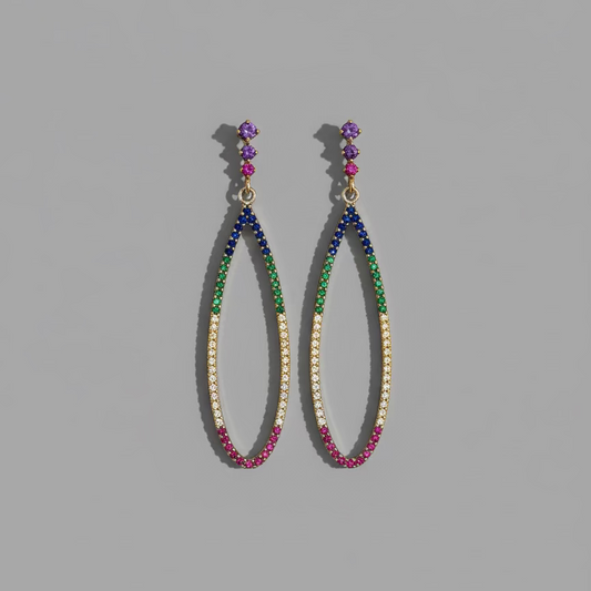RAINBOW LONG EARRINGS