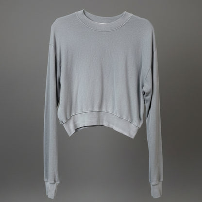 EXON CROP CREWNECK PULLOVER
