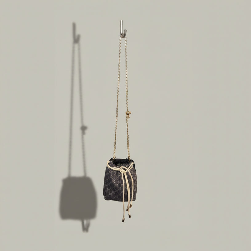 GUCCI DENIM CROSSBODY BAG