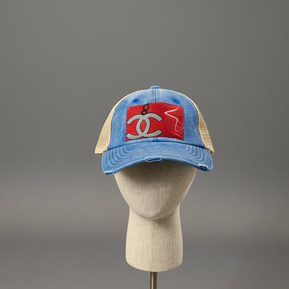 DESIGNER-INSPIRED MESH TRUCKER HAT