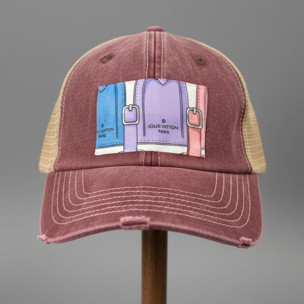 DESIGNER-INSPIRED MESH TRUCKER HAT
