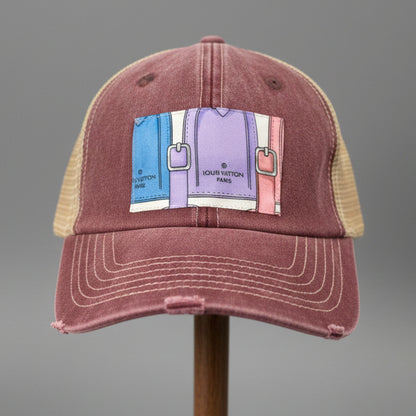 DESIGNER-INSPIRED MESH TRUCKER HAT