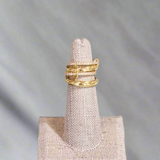 GOLD FILLED LINKED RINGS