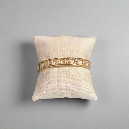MAMA CUFF CZ/BRASS