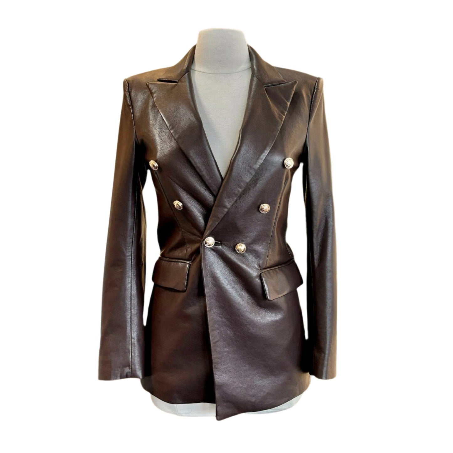 BECK RECYCLED LEATHER BLAZER