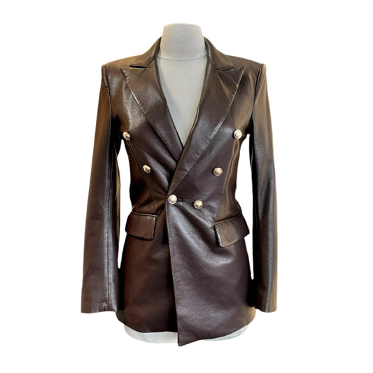 BECK RECYCLED LEATHER BLAZER