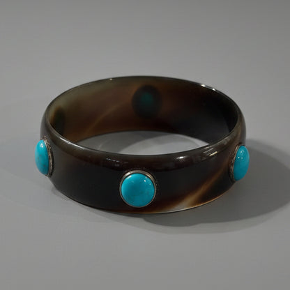 HORN TURQUOISE BANGLE